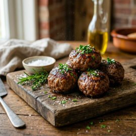 Gebraden gehaktballen per 4 stuks